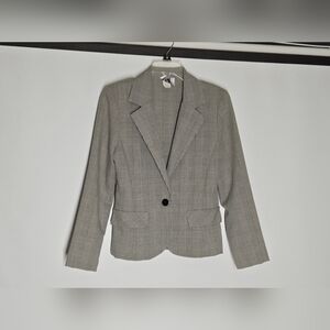Star City Clothing Co. Womans Gray Blazer with Notched Lapels